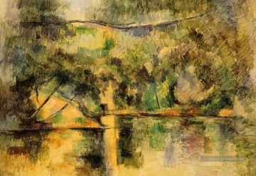 Réflexions dans l’eau Paul Cézanne paysage ruisseaux Peinture à l'huile